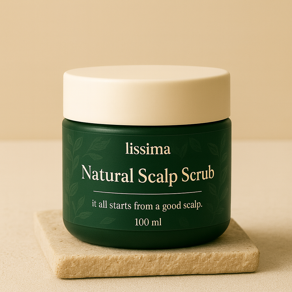 LISSIMA Natural Scalp Scrub – for Flaky, Itchy, Irritated Scalp (Sensitive Care)