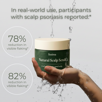 LISSIMA Natural Scalp Scrub – for Flaky, Itchy, Irritated Scalp (Sensitive Care)